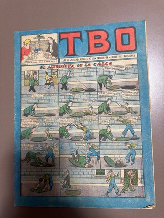 Lote II: 5 TBO antiguos años 50 nº108-126