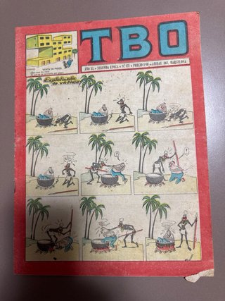 Lote II: 5 TBO antiguos años 50 nº108-126