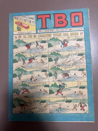 Lote II: 5 TBO antiguos años 50 nº108-126