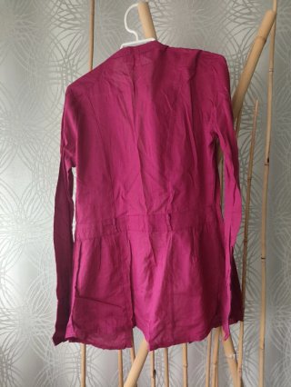 Camisa elegante burdeos talla S
