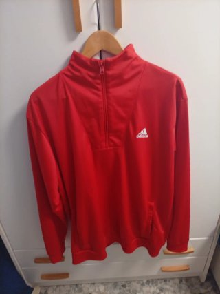 Sudadera Adidas Roja Talla XL