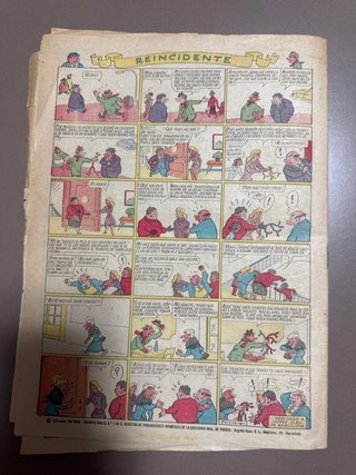 Lote III: 5 TBO antiguos años 50