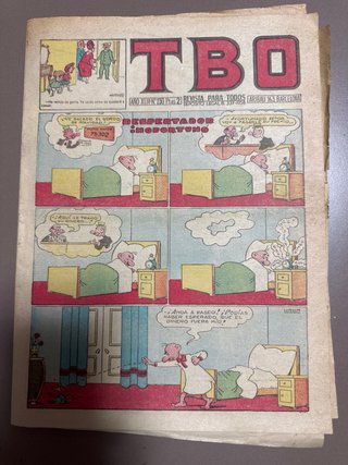 Lote III: 5 TBO antiguos años 50