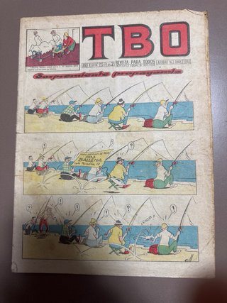 Lote III: 5 TBO antiguos años 50