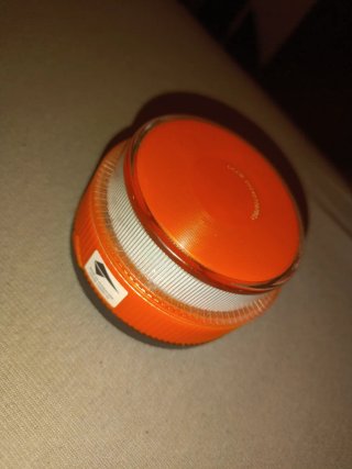 Baliza de emergencia naranja