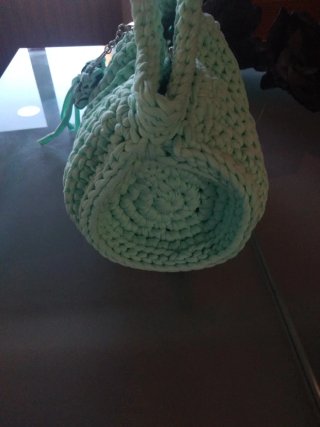Borsa uncinetto fettuccia
