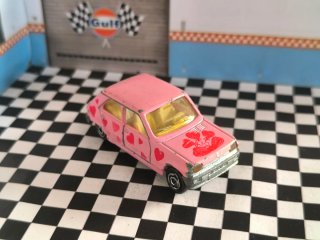 Renault 5 Majorette Rosa Corazones