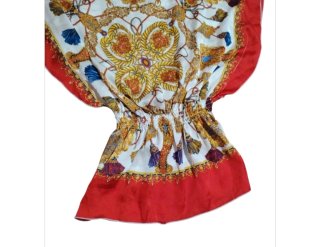 Camisa YK2 Talla M Estampado Barroco