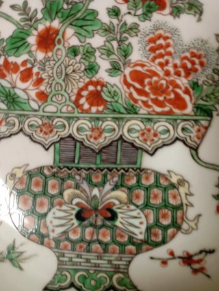 Plato porcelana China S. XIX
