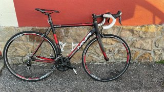 Bicicleta de carretera MMR Negra/Roja