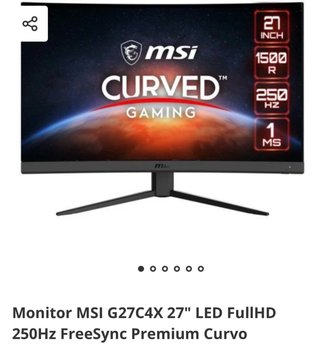 Monitor MSI G27C4X 27 250Hz Curvo