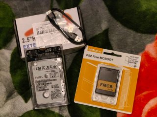 Kit PS2 Hard Disk + Memory Card Sony