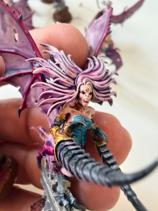 10 Diablillas Slaanesh Aladas Exclusivas