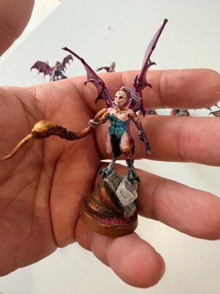10 Diablillas Slaanesh Aladas Exclusivas