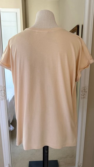 Camiseta Mango Beige Talla L