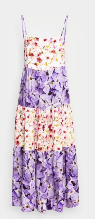 Vestido Desigual Talla L Estampado Floral