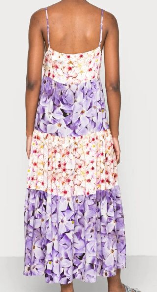 Vestido Desigual Talla L Estampado Floral