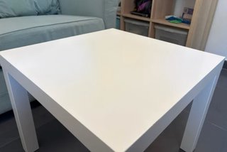 Mesa auxiliar Ikea Lack blanca