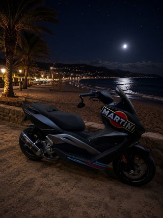 Scooter 300cc Negra mate