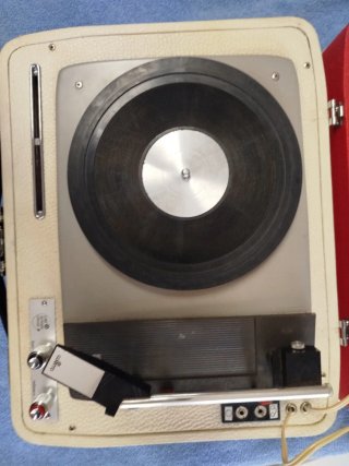 Tocadiscos Eurovox 505 S, musical estudio, años 60