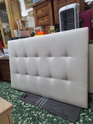 Cabecero Polipiel Blanco ancho 150cm alto 1.05cm