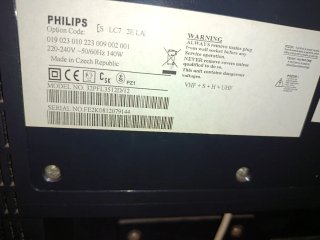 Televisor Philips Negro