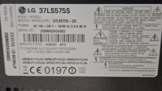 TV LG 37" 37LS575S