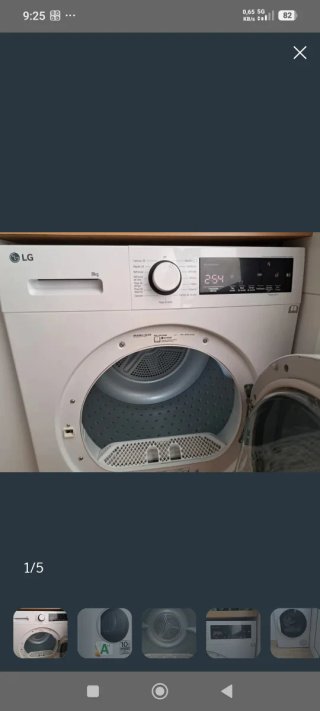 Secadora LG 8kg