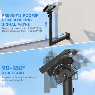 TRIDEP Soporte Pared Starlink Gen 3 Telescópico