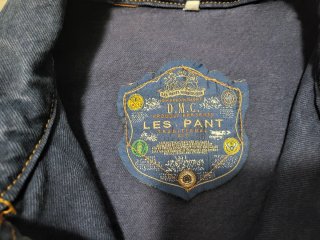 Giacca in denim Les Pant Jeans vintage anni '90 XL
