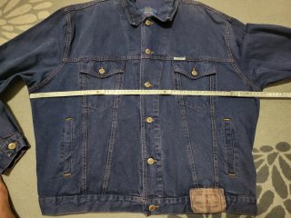 Giacca in denim Les Pant Jeans vintage anni '90 XL