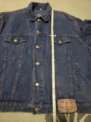 Giacca in denim Les Pant Jeans vintage anni '90 XL