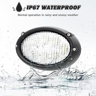 Hooma 40w Faro Led Ovalado Tractor 12V 24V 3200lm