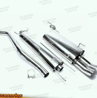 Sistema de escape de acero inoxidable TA Technix