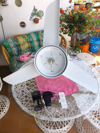 Ventilador de techo DC con mando