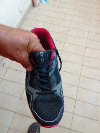 Scarpe Kappa Uomo Nere/Rosso Taglia 44