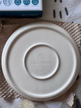 Set 2 Piatti Emile Henry Ceramica