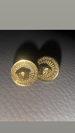 Pendientes Versace Medusa Dorados