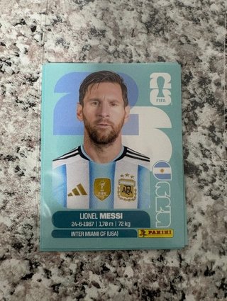 Cromo Lionel Messi del mundial 2026