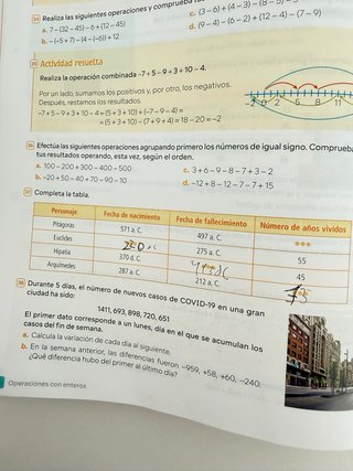 Matemáticas 1 secundaria Revuela