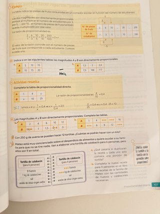 Matemáticas 1 secundaria Revuela