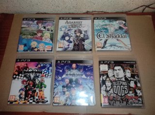Lote 6 Juegos PS3: Agarest, El Shaddai, KH, Sleepi