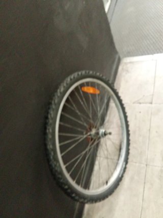 Rueda trasera bici 26 aluminio
