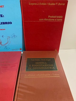 lotto 13 libri di odontoiatria ortodonzia varia