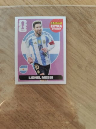Cromos Messi Extra Sticker Mundial 2026
