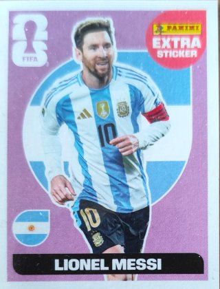 Cromos Messi Extra Sticker Mundial 2026
