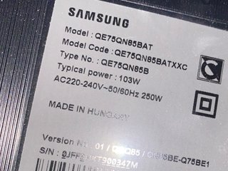 Samsung Neo QLED 75 - Pantalla Rota