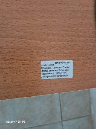 Somier 80x180