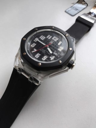 Orologio Uomo K Nero Argento