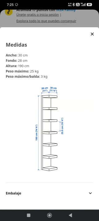 Estantería Pared IKEA LACK Roja y Negra